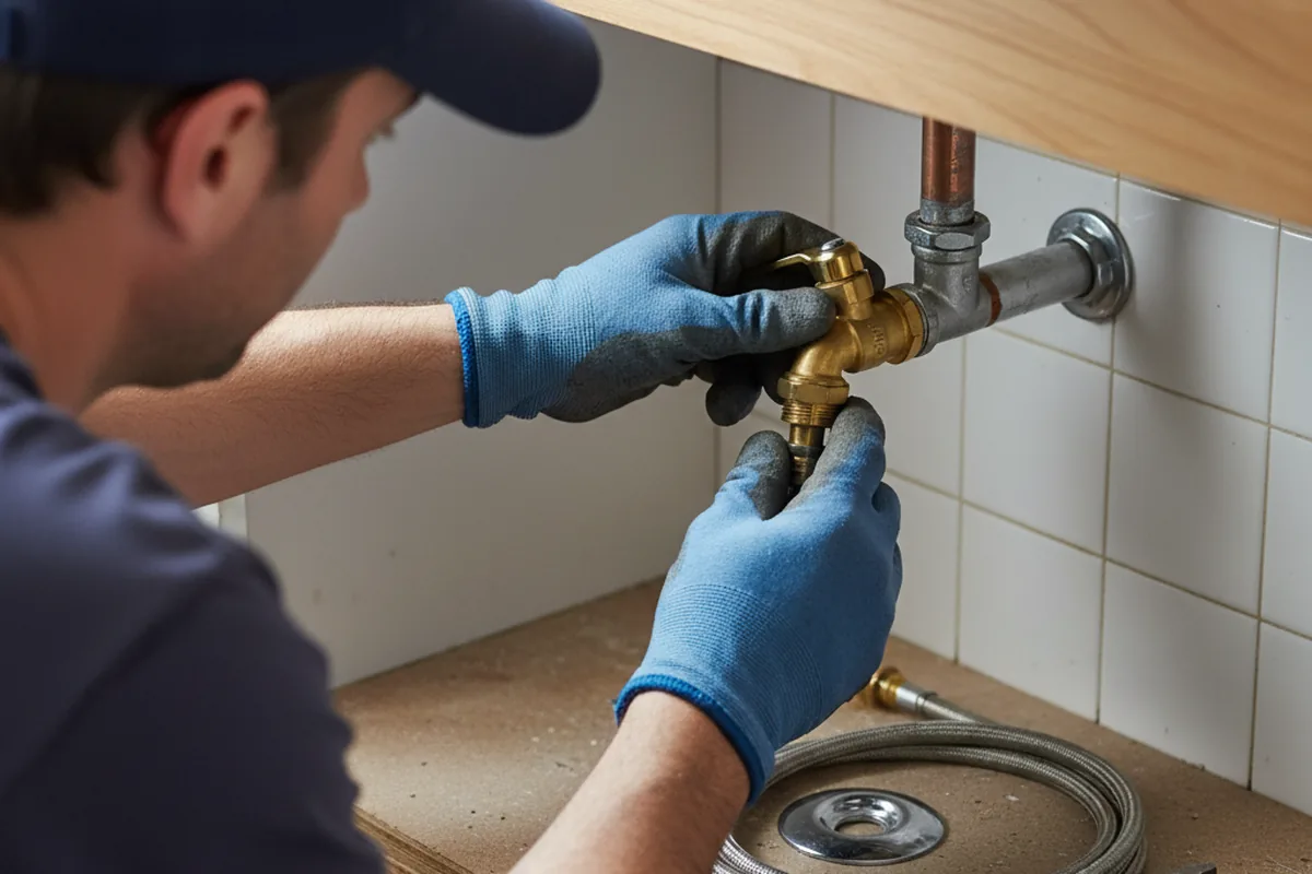 Shutoff valve and fitting work during Faucet and Fixture Repair in Carson City